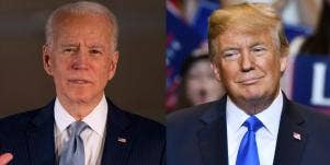 biden and trump