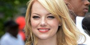 Emma Stone blue blazer