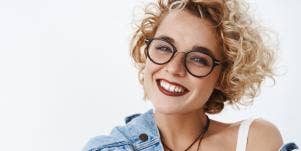 smiling outgoing woman