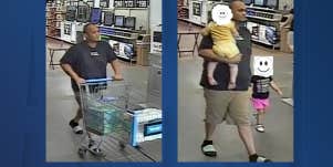 Florida man stealing diapers and baby wipes