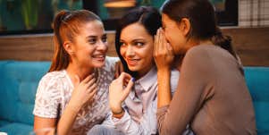 women gossipping