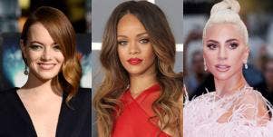 Emma Stone, Rihanna and Lady Gaga