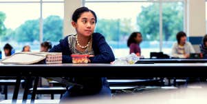 new kid eating lunch alone