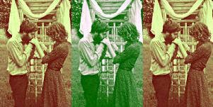 kissing