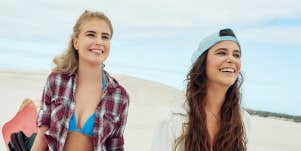 friends as the beach