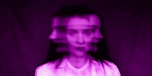 woman shaking her head