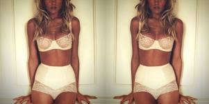 woman in lingerie