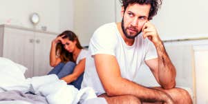 couple refusing to go to bed angry