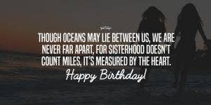 Happy Birthday Wishes for sisters