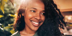 smiling woman
