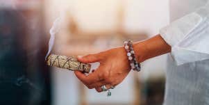 smudging sage