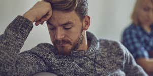 man looking depressed