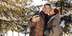 couple selfie