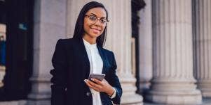 business woman expert developing expertise