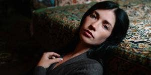 grieving woman 