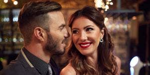 couple smiling at each other