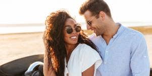 smiling couple
