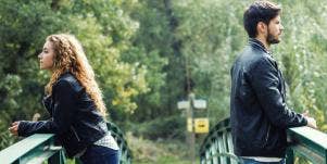 couple facing away