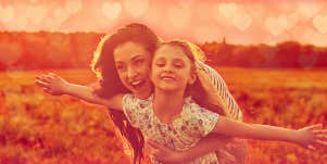 mother and daughter