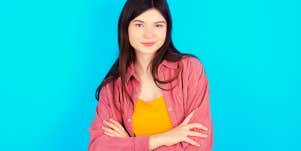 woman deciding not to let anyone walk all over her anymore