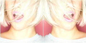 woman's mouth