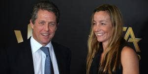 Hugh Grant and Anna Eberstein