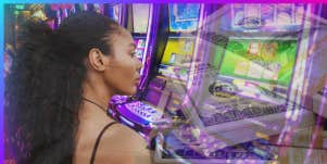 Woman at casino
