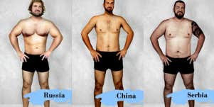 What perfect male body types look like around the world