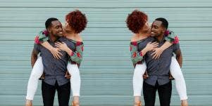 interracial dating couple love