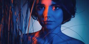 woman in the shadows