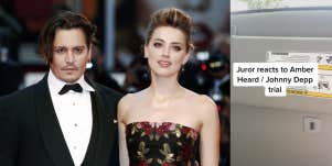 Johnny Depp, Amber Heard, TikTok by alleged juror