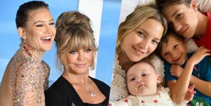 Kate Hudson, Goldie Hawn, Ryder Robinson, Bingham Hawn Bellamy, Rani Rose Hudson Fujikawa