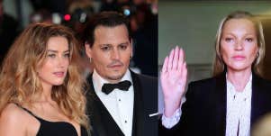 Amber Heard, Johnny Depp, Kate Moss