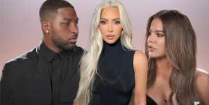 Kim Kardashian, Tristan Thompson, Khloe Kardashian