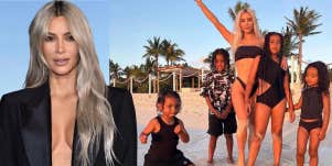 Kim Kardashian, North, Saint, Chicago and Psalm