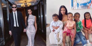 Kim Kardashian, Pete Davidson, and her children