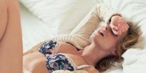 woman in bed