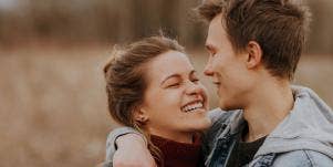 couple hugging