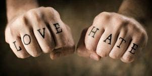 love hate fists