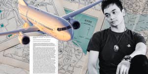 Airplane, complaint, man traumatized