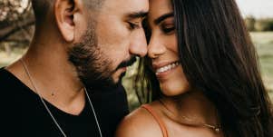 couple looking at each other