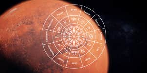 mars and astrology wheel