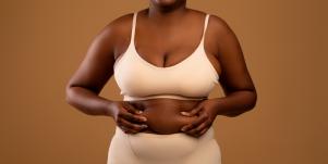 woman with belly fat