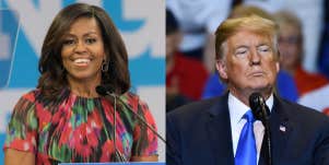 Michelle Obama, Donald Trump
