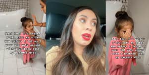 Mom waxes daughter's eyebrows TikTok