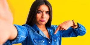annoyed woman