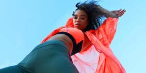 woman in athletic wear