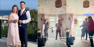 TikTok user Charlotte Downward's gender reveal