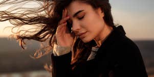 unhappy woman