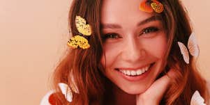 smiling woman